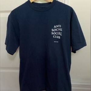 Anti Social Social Club T-Shirt - Medium Navy Blue 💯 authentic
